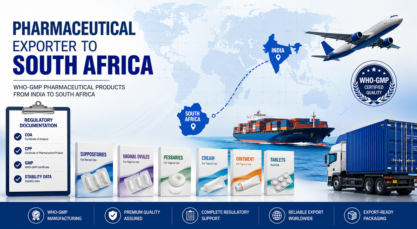 Pharmaceutical Exporter to South Africa